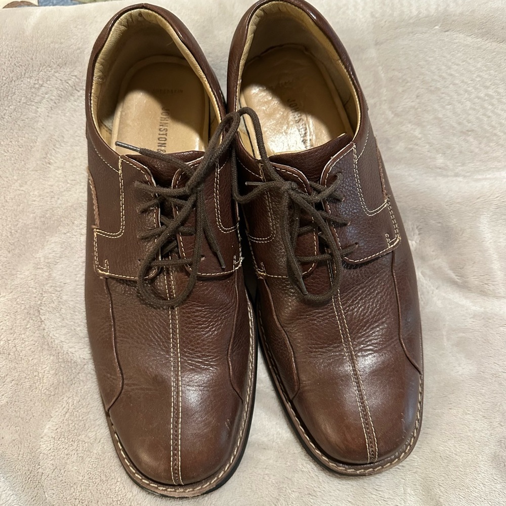 Brown Johnson & Murphy Leather Men's Shoes